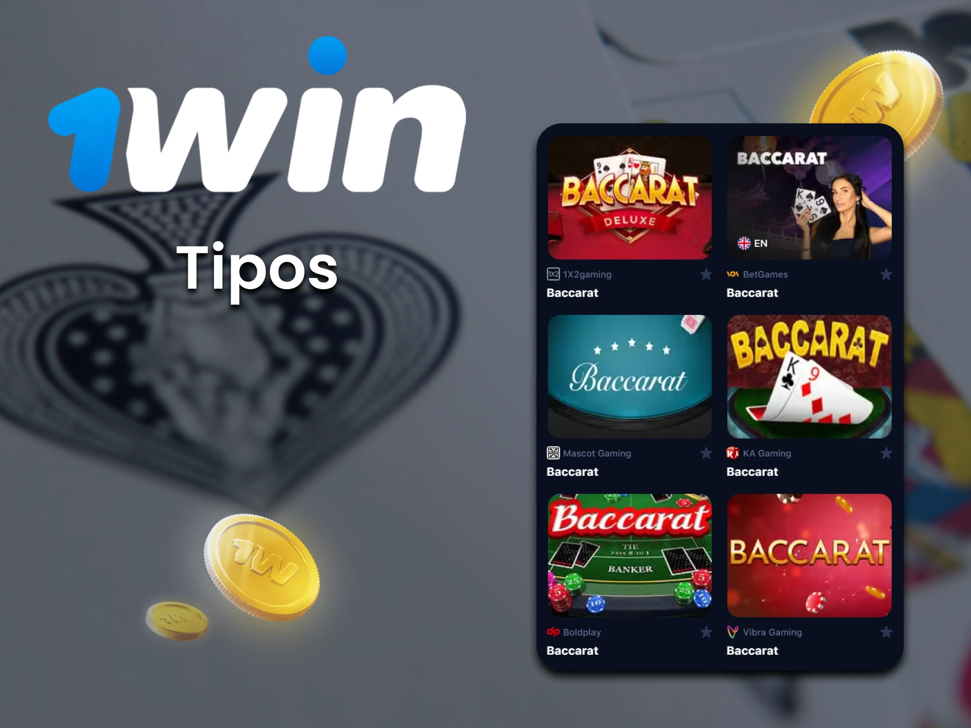 Tipos De Baccarat Hay En 1Win.