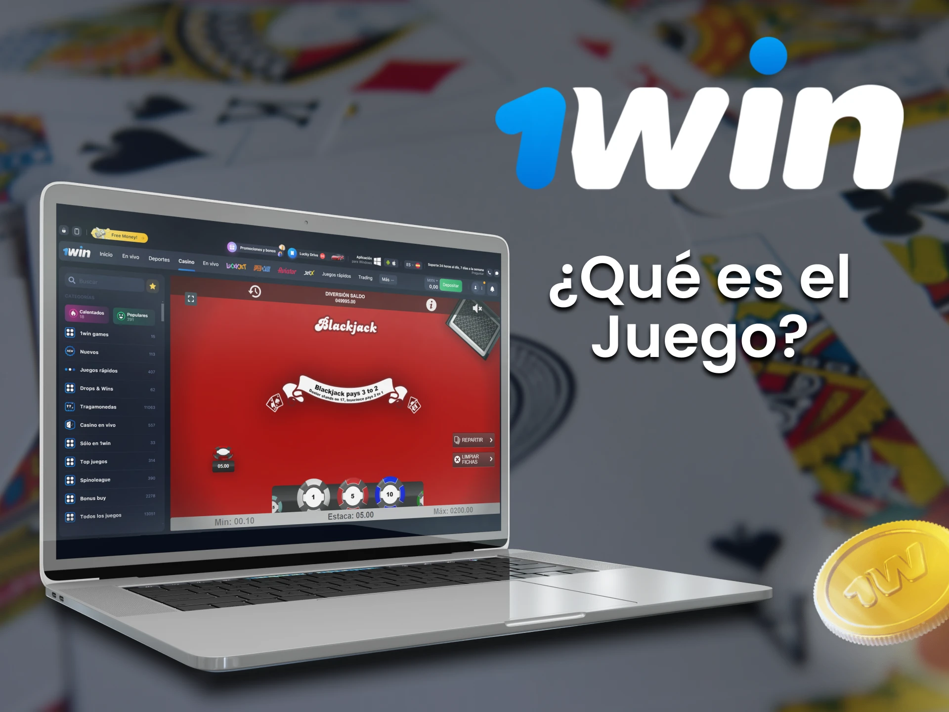 Información Sobre el Juego de Blackjack de 1Win.