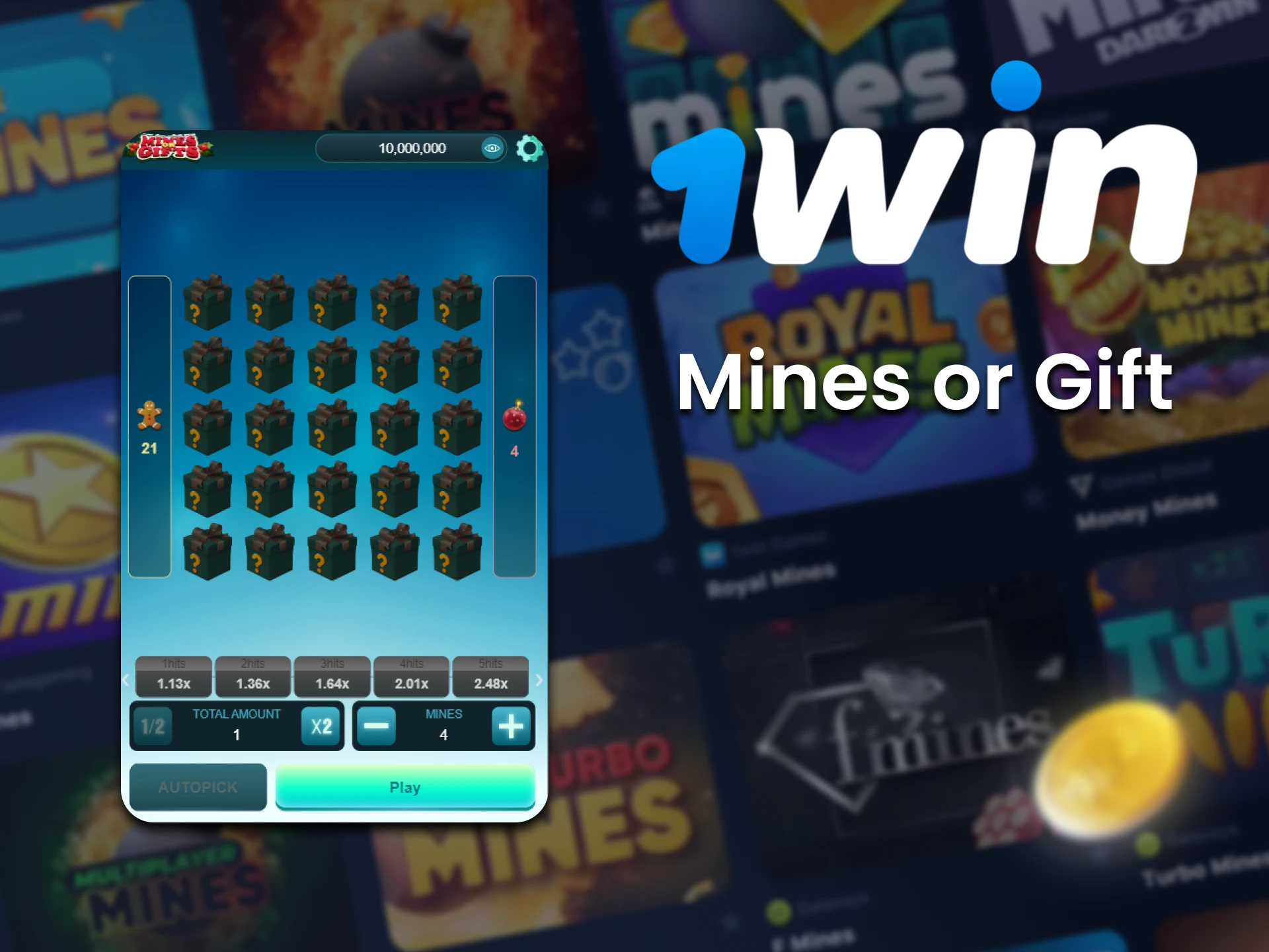 Mines Or Gift En 1Win.