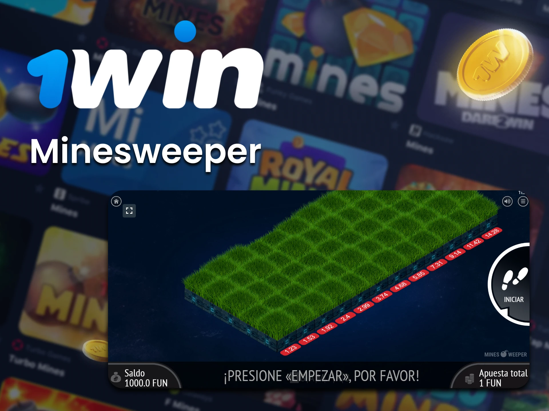 Juego Minesweeper En Casino 1Win.