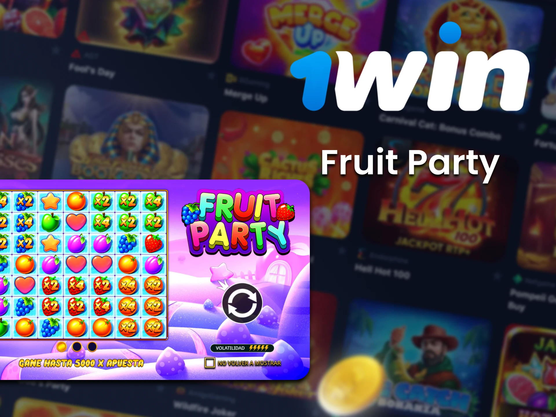 Juego Fruit Party En 1Win.