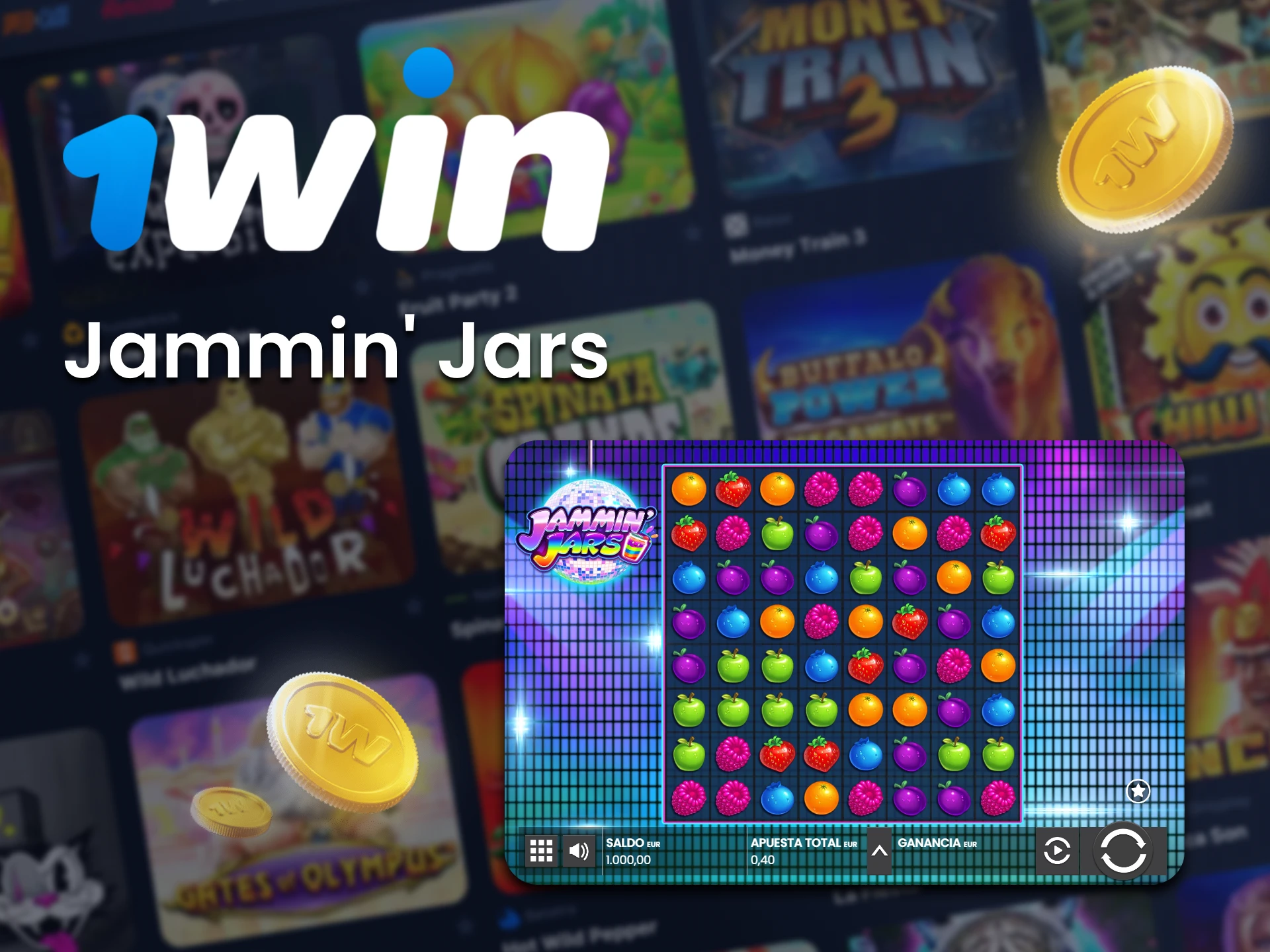 Juego Jammin Jars En 1Win.