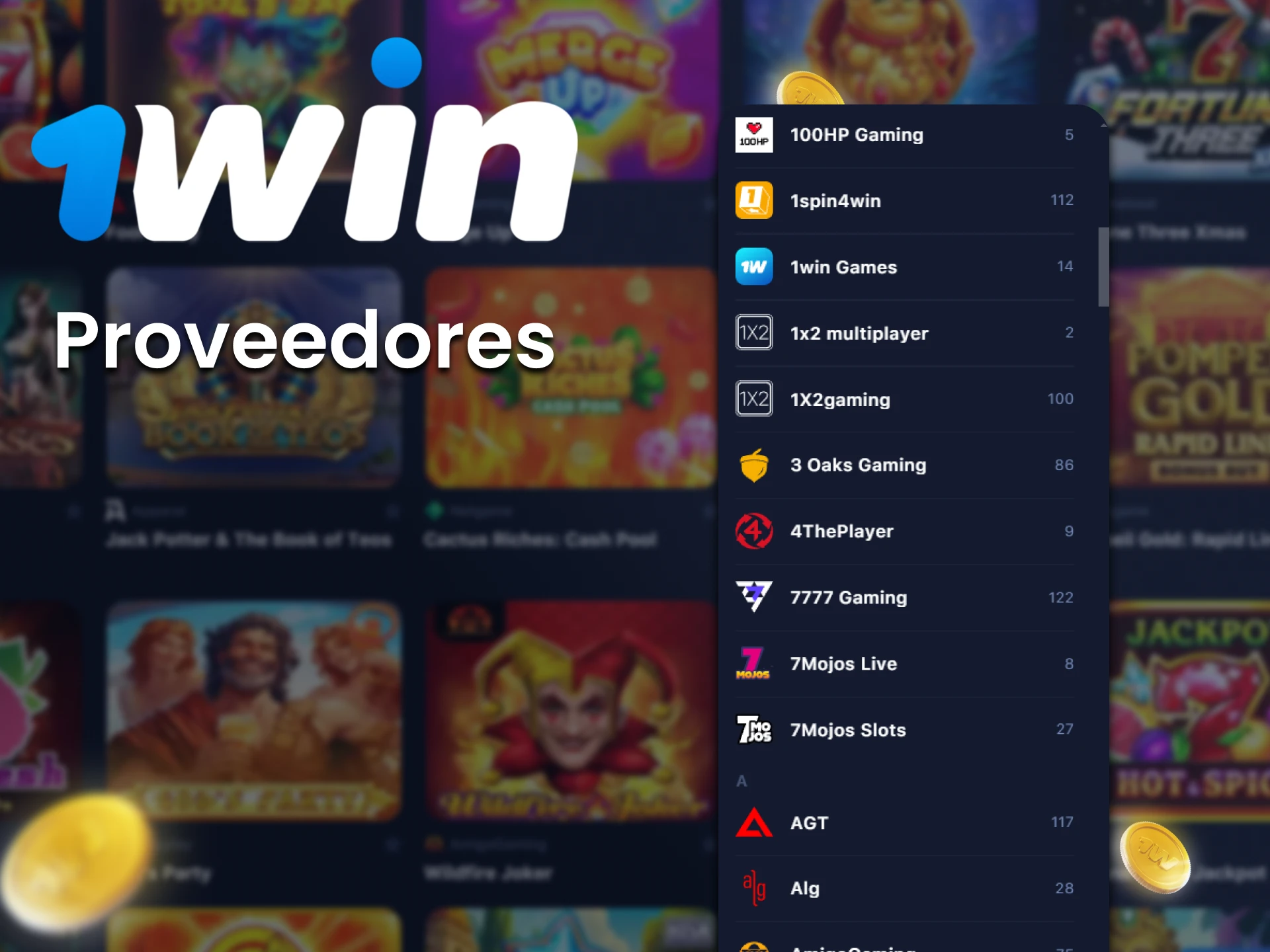 Proveedores De Tragamonedas De 1Win.